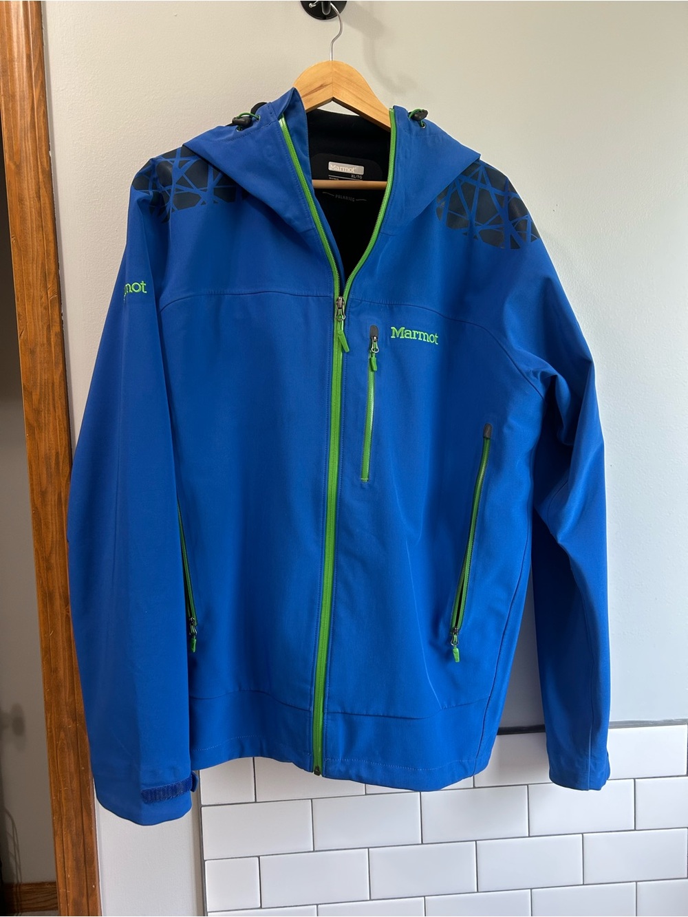 Marmot Polartec NeoShell hooded softshell jacket